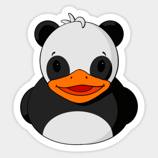 Panda Rubber Duck Sticker